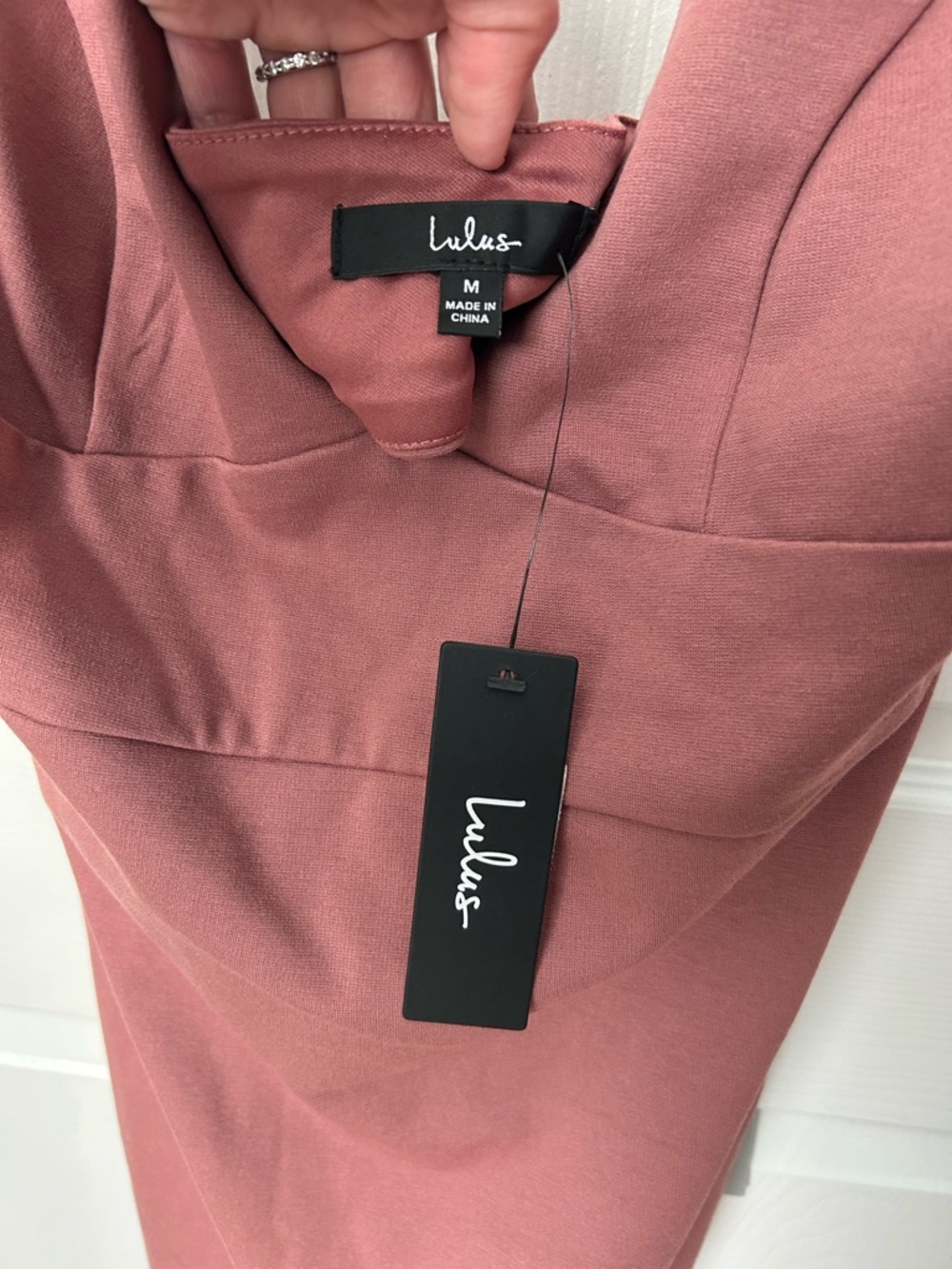 Lulus Pink Sleeveless Open Back Bodycon Mini Dress Size Med NWT - Picture 10 of 11